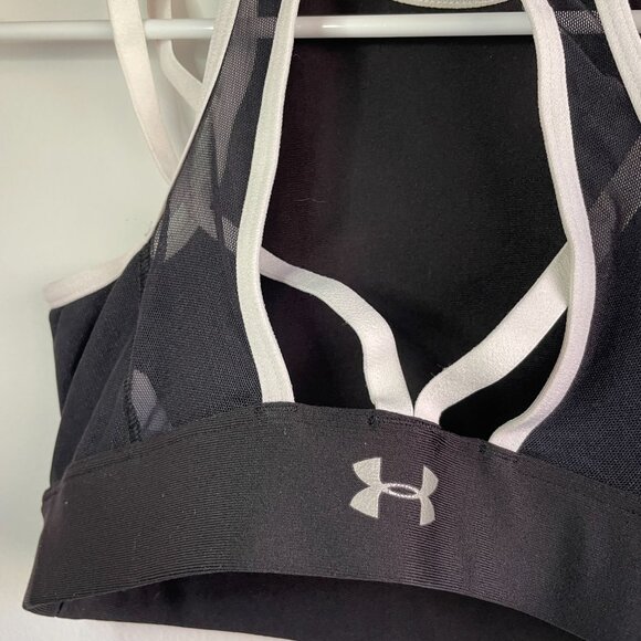 Under Armour UA Vanish Balance Mesh Mid-Impact Strappy-Back Sports Bra - Size XS - Picture 3 of 5
